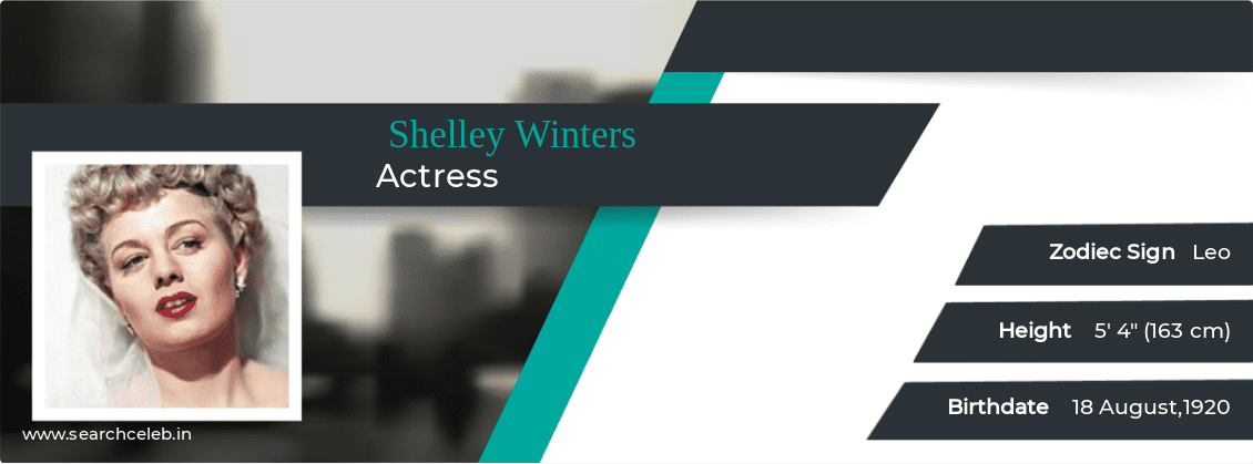 Shelley Winters Body Measurements